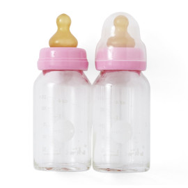 Glasflasche 120 ml - 0 bis 3 Monate - Los 2