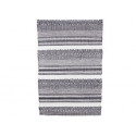 Schwarz-weißer 'Inka' PVC Teppich (70x180)