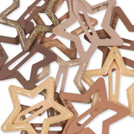 10er Set Junior Haarspangen Star Glitter - Rosie Shade