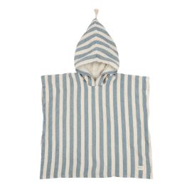 Portofino Poncho 60x60 - Blaue Streifen