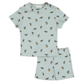 Kurz 2 -Zimmer -Pyjama - Peppy Penguins