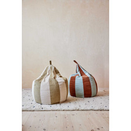 Iro Pouf - Beige/Light Khaki