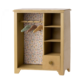 Kleiderschrank, groß - Gelb