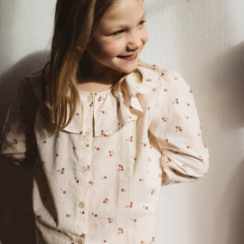 Pyjama mit Floune Neck Blossom Dragée - 2 Jahre