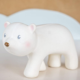 Naturkautschuk -Polarspielzeug mit Glocke - von Geburt an