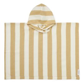 Roomie Badeponcho - Y & D Stripe White & Yellow mellow
