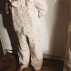 Pyjama mit Floune Neck Blossom Dragée - 6 Jahre