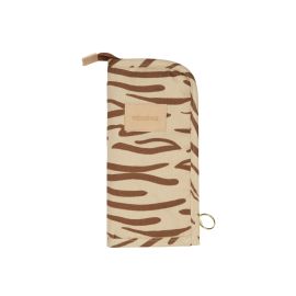 GET READY STANDING PENCIL CASE 22X12X2 - BROWN WAVES