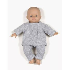 Collection Babies - Kleiderset fÃ¼r Puppen Les Basiles - Gris clair