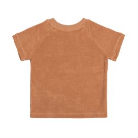 Frottee T-Shirt - Karamell