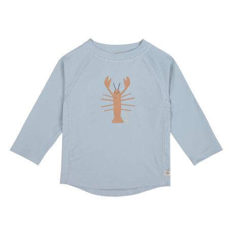 Langärmeliger Rashguard Crayfish hellblau