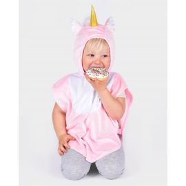 Den Goda Fen-Mini Pink Unicorn Cape 86-110 1-4 Jahre