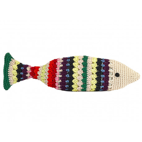 Fröhlicher XL Häkelfisch Fröhlicher XL Häkelfisch