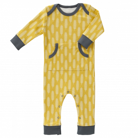 Schlafanzug aus Bio-Baumwolle 'Havre lemon'