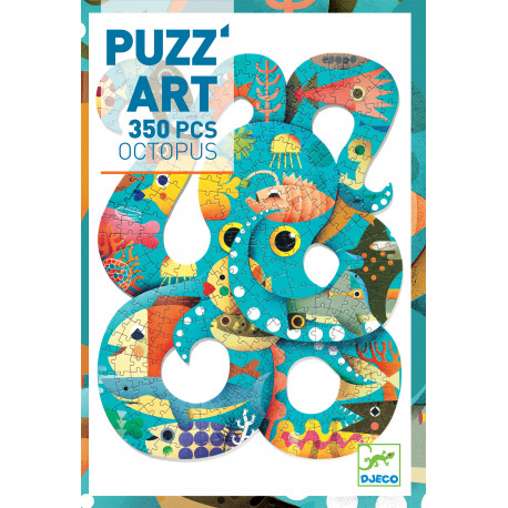 Originelles PUZZ'Art Puzzle 'Oktopus' (350pcs)
