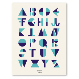 Tolles ABC-Poster ,Flip Alphabet' 30x40cm