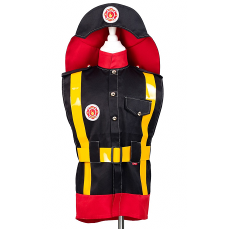 Großartiges Feuerwehrmann-Kostüm (4-6 J.) Großartiges Feuerwehrmann-Kostüm (4-6 J.)