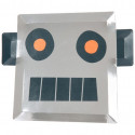 Roboter Papptellern