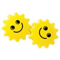 Lächelnde Sonnen Doppelrassel