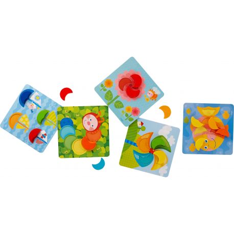 Zuordnungsspiel 'Farbenmonde'