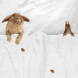 1-P. Bettwäsche Furry Friends im Flanell