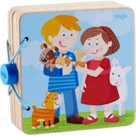 Holz-Babybuch Tierkinder
