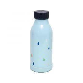 Trinkflasche Drops blue