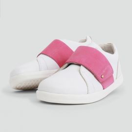Schuhe I walk - Boston Trainer White + Pink - 635311