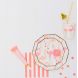 Set von 12 Flamingo Pappbechern