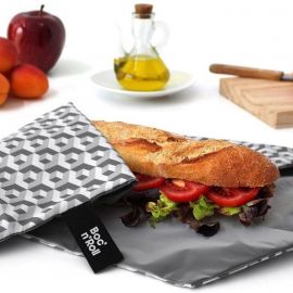 BrottÃ¼te und Sandwich Wrap - Broc'n'Roll - Tiles Black